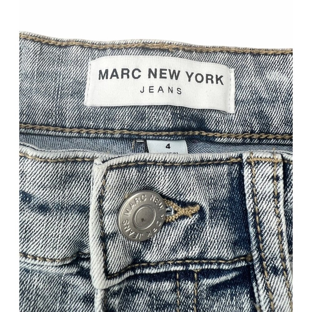 Marc New York Womens Light Wash High-Rise Skinny Jeans Size 4 - Picture 8 of 14